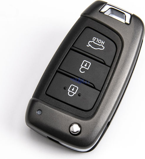Foldable Key Shell Hyundai Tucson I30 Ix25 Creta Kona Cantus 3 Buttons