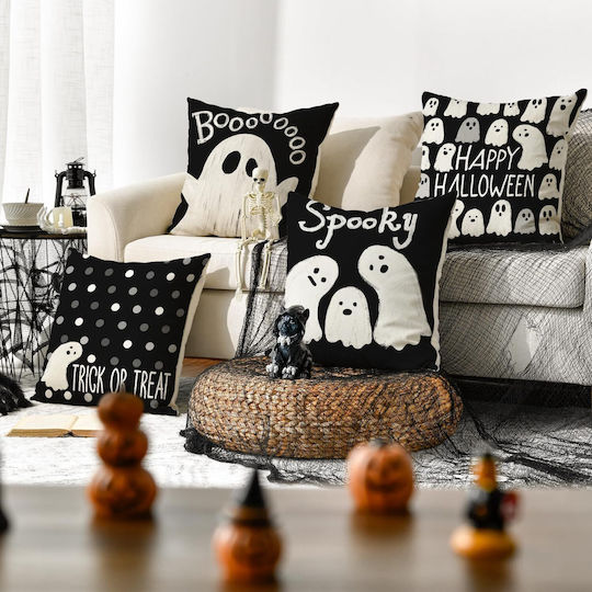Artoid Mode Μαξιλαροθήκη Halloween Polka Dot 4τμχ 45x45εκ.