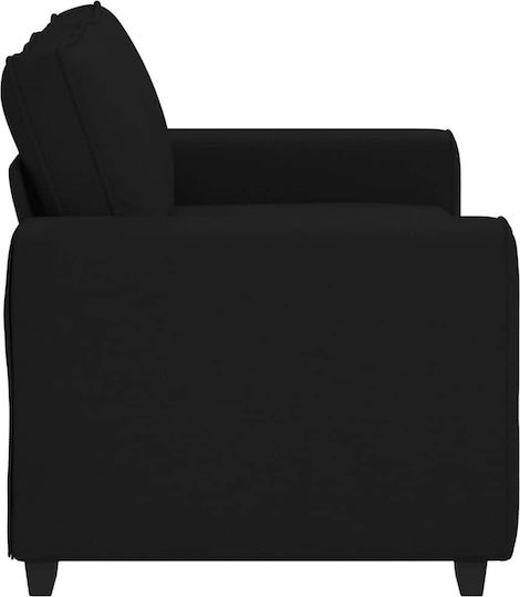 Doppelsitzer Sofa Schwarz 160x77x82cm
