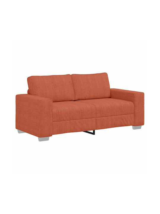 Doppelsitzer Sofa Rot-Orange 180x77x82cm