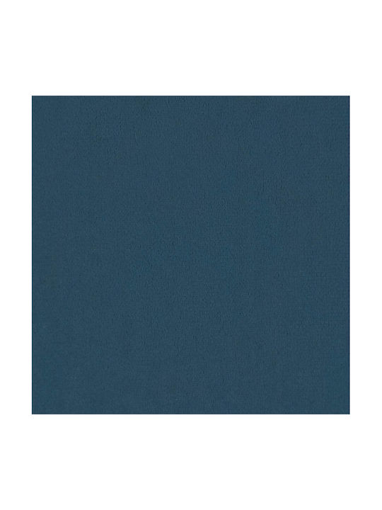 Vier Sitzer Samt Blau 300x100x64cm