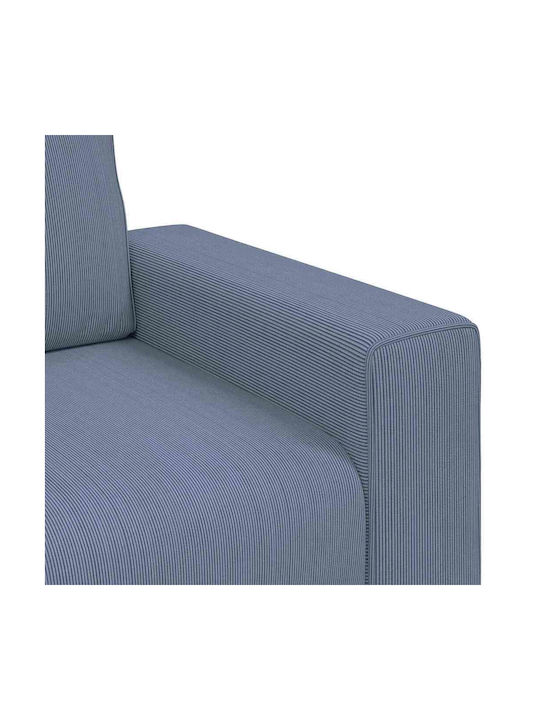 Doppelsitzer Sofa Blau 160x77x82cm