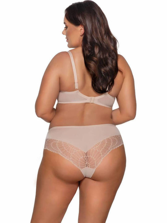 Nude Minimizer Σουτιέν χωρίς Ενίσχυση με Μπανέλες