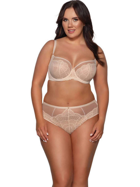 Nude Minimizer Σουτιέν χωρίς Ενίσχυση με Μπανέλες
