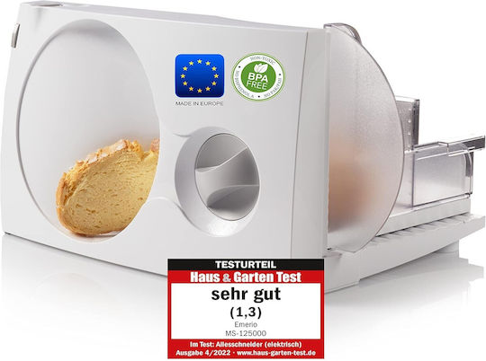 Emerio MS-125000 Резачка за студени разфасовки 100W Бял