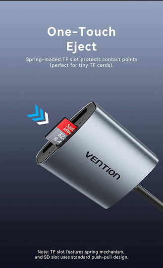 Vention Card Reader USB 3.0 για SD