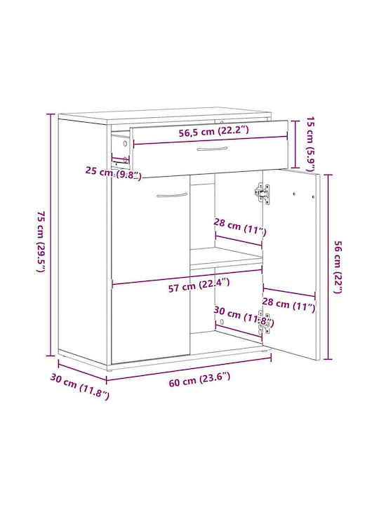 Τριθέσιος Καναπές Πράσινο 220x77x82εκ.