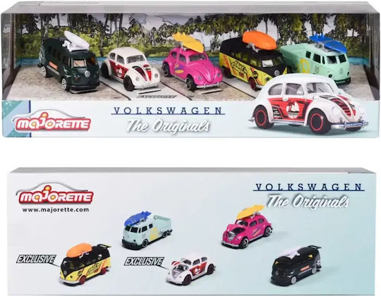 Set Cadou 5 Cuțite Mașină Volkswagen Originals 1:64 Majorette