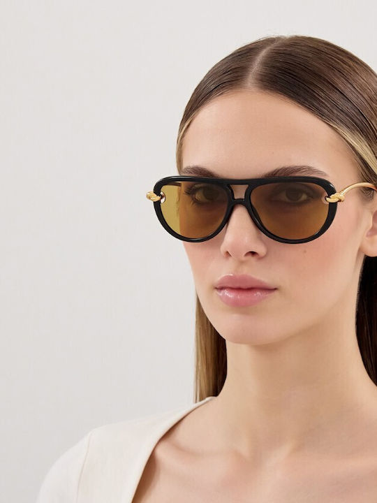 Bottega Veneta Γυαλιά Ηλίου με Mixed Σκελετό Bottega Veneta Γυαλιά Ηλίου με Mixed Σκελετό