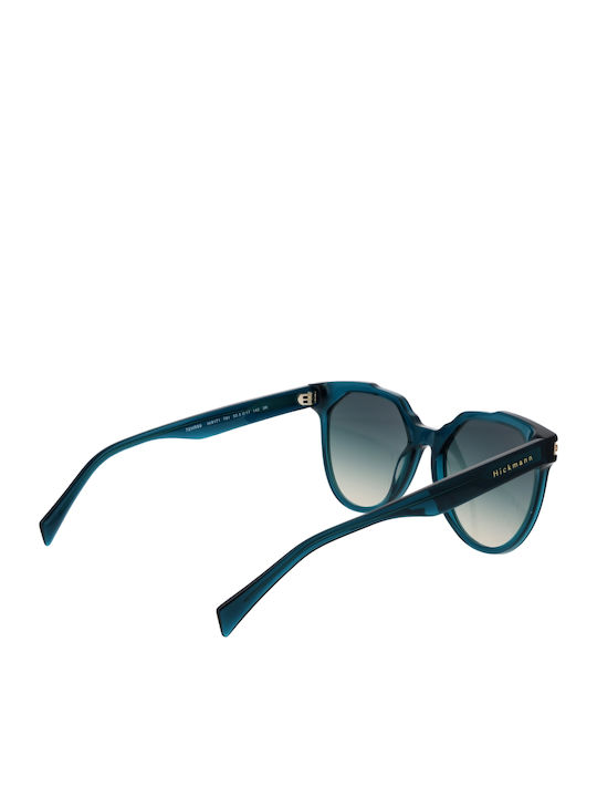 Ana Hickmann Women's Sunglasses with Blue Plastic Frame and Blue Gradient Lens HI9171 T01