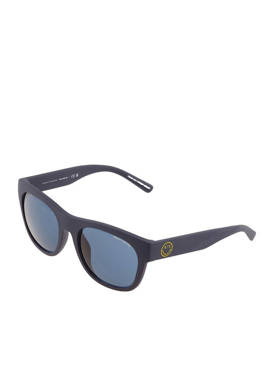 Armani Exchange Ανδρικά Γυαλιά Ηλίου με Navy Μπλε Κοκκάλινο Σκελετό και Μπλε Φακό 863044