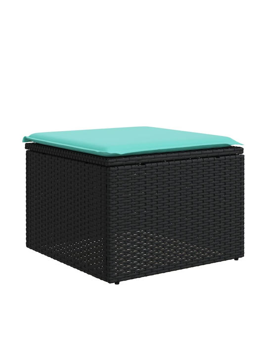 Outdoor Corner Rattan Sofa With Cushions 62x62x69cm