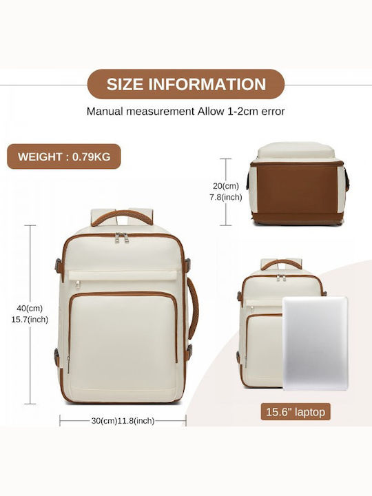 Miss Lulu Backpack Μπεζ