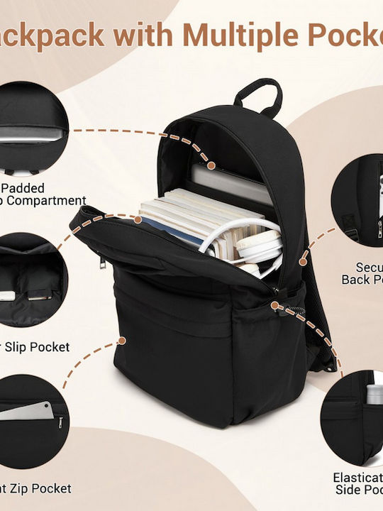 Miss Lulu Backpack Black