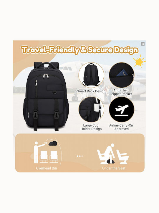 Miss Lulu Backpack Black