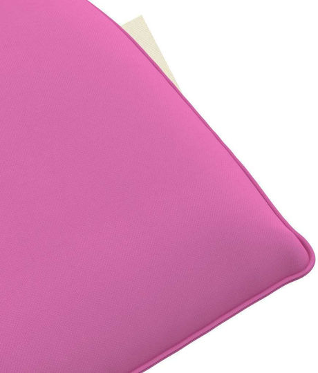 vidaXL vidaXL Beach Sunbed Pink Foldable Metallic 175x54cm