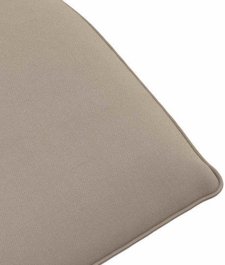 vidaXL Oxford Oxford Beach Sunbed Gray Foldable Metallic 175x54cm