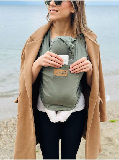 SteweHome Back Baby Carrier Green with Maximum Weight 15kg