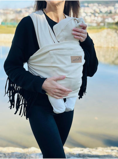 SteweHome Standard Baby Carrier Sling Beige with Maximum Weight 15kg