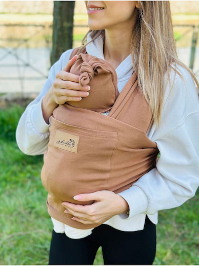 SteweHome Back Baby Carrier Brown with Maximum Weight 15kg