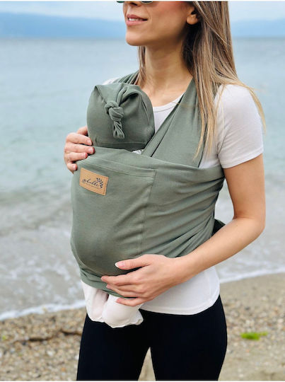 SteweHome Back Baby Carrier Green with Maximum Weight 15kg