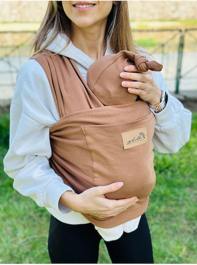 SteweHome Back Baby Carrier Brown with Maximum Weight 15kg
