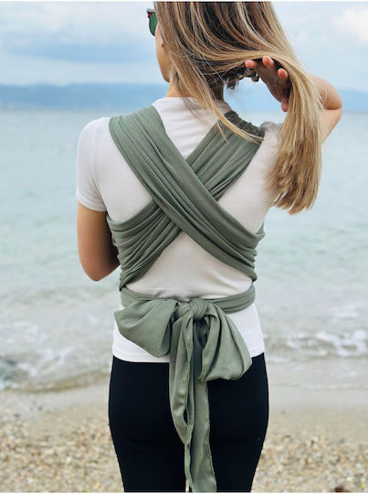 SteweHome Back Baby Carrier Green with Maximum Weight 15kg