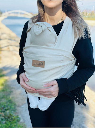 SteweHome Standard Baby Carrier Sling Beige with Maximum Weight 15kg