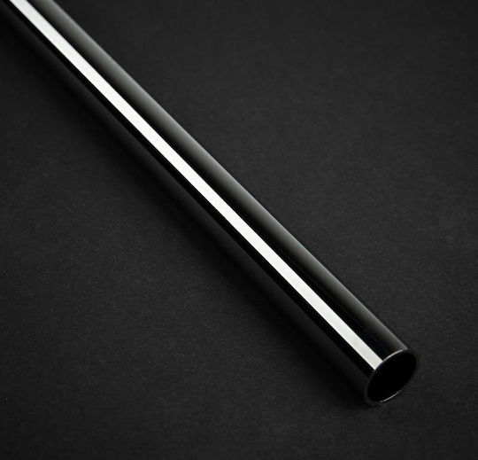 Bitspower None Chamfer Brass Hard Tubing 12mm Ad 500mm Black Sparkle Bp-ncbht12bs-l500