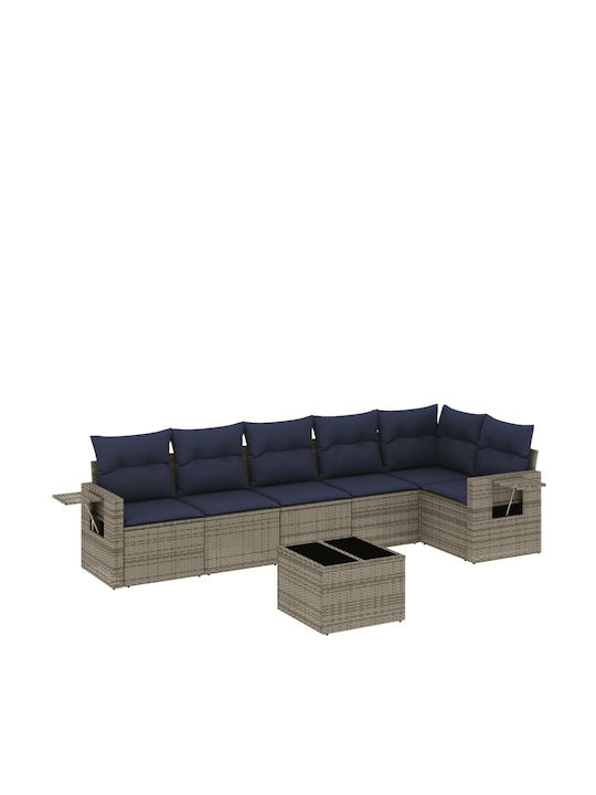 Ecksofa Outdoor Rattan mit Kissen