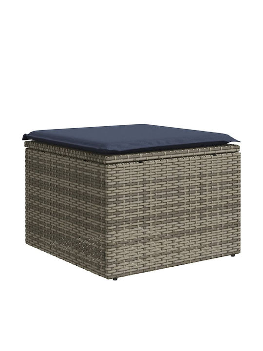 Ecksofa Outdoor Rattan mit Kissen 62x62x69cm