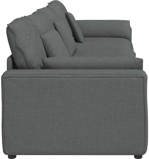Canapea Patru Locuri Gri 324x105x64cm