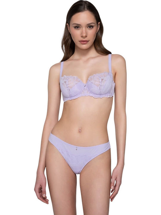 Melody Balconette Balconette Bra without Padding Lilac