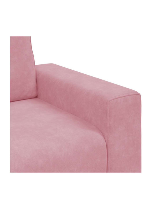Sessel Samt Rosa 100x77x82cm