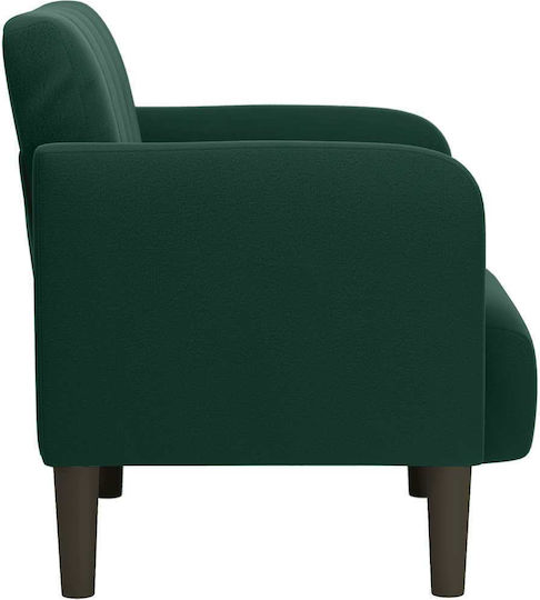 Sessel Samt Dunkelgrün 68x68x70cm
