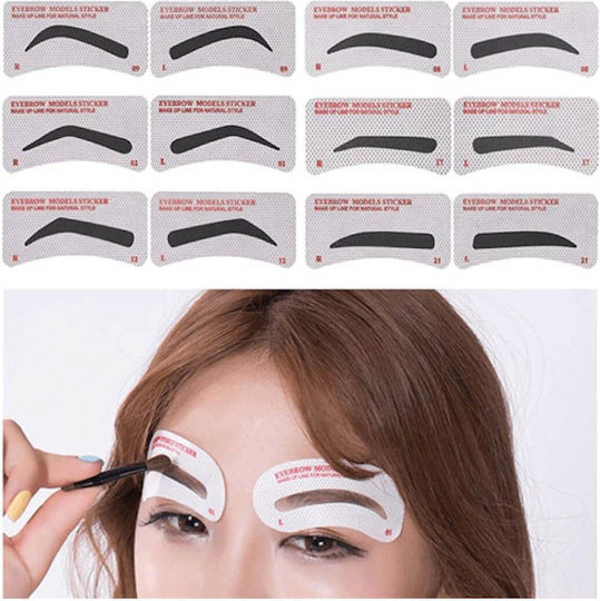 Eyebrow Stencil Stickers