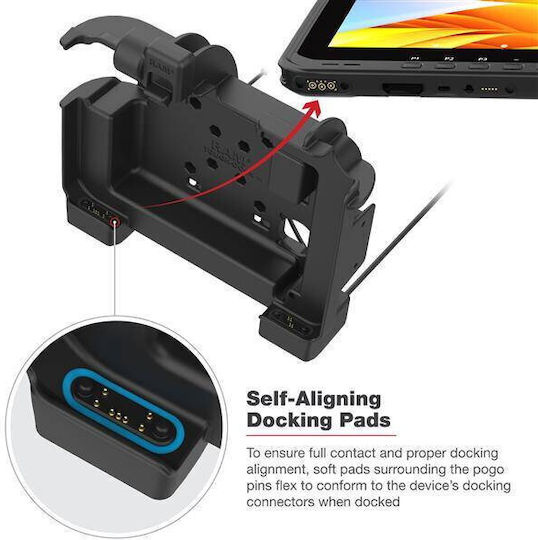 Ram Mounts Ram Power + Data Dock Zebra Et6x