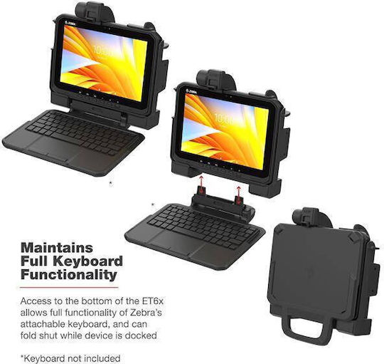 Ram Mounts Ram Powered Locking Dock Zebra Et6x