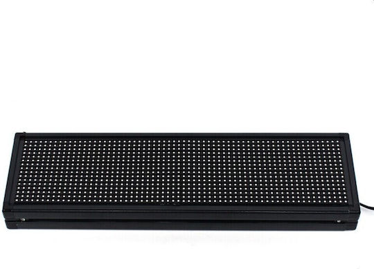 LED Sign One-Sided 100x20cm Blue / Red