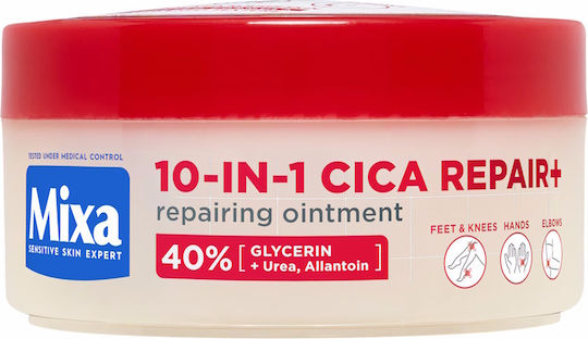 Mixa Cica Repair+ Ενυδατική Κρέμα Σώματος με Ουρία & Βούτυρο Καριτέ για Ξηρές/Πολύ Ξηρές & Ευαίσθητες Επιδερμίδες 150ml