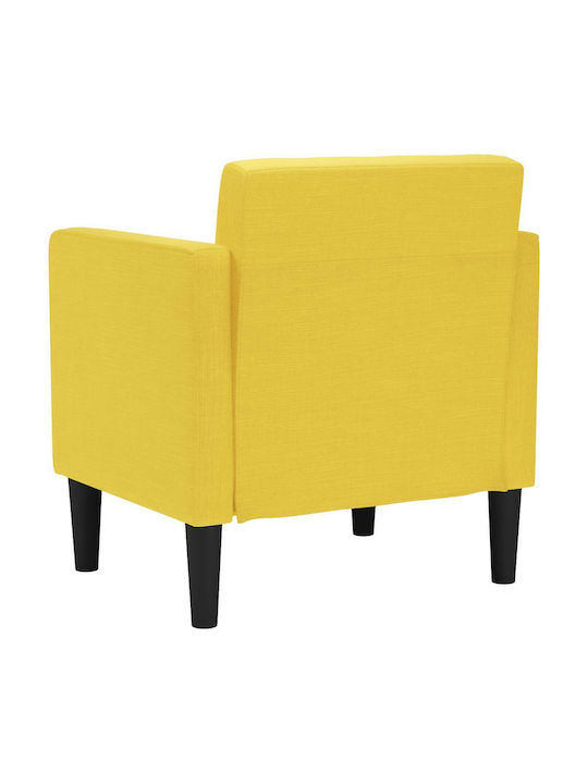 Πολυθρόνα Ανοιχτό Κίτρινο 70.5x67x74.5cm