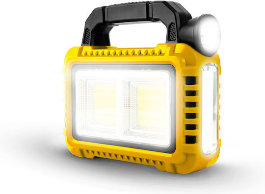 Alista Home Lampă Led Solară pentru Camping cu Lanternă și Powerbank 800lm 10W Galben