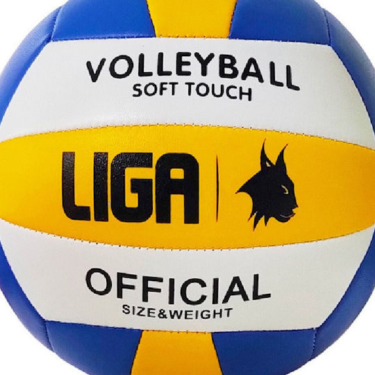 Volleyball Blocker Yellow Blue White Ligasport^ V