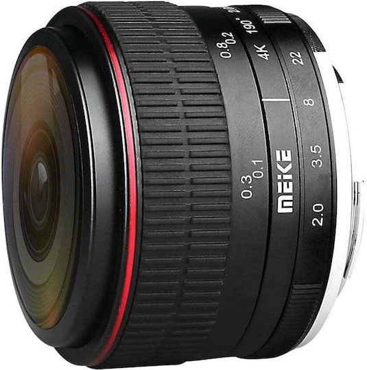 Meike Obiectiv Foto Crop Ochi de Pește pentru Fujifilm X Montaj Negru