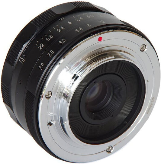 Meike Crop Kameraobjektiv Festbrennweite für Nikon 1 Berg Schwarz