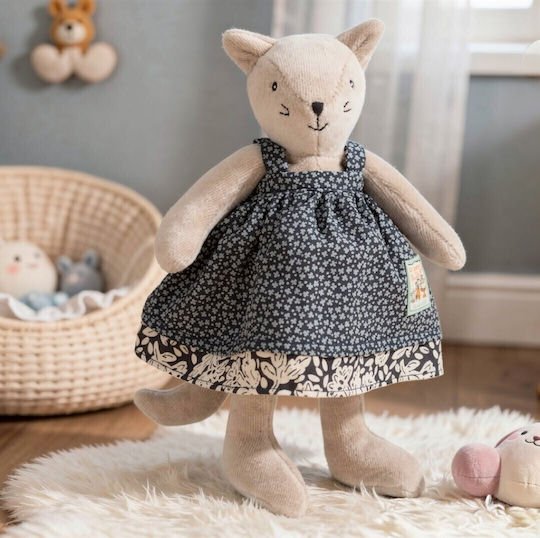 Moulin Roty Ζωάκι Little Agathe Η Γατούλα από Ύφασμα για 8+ Μηνών