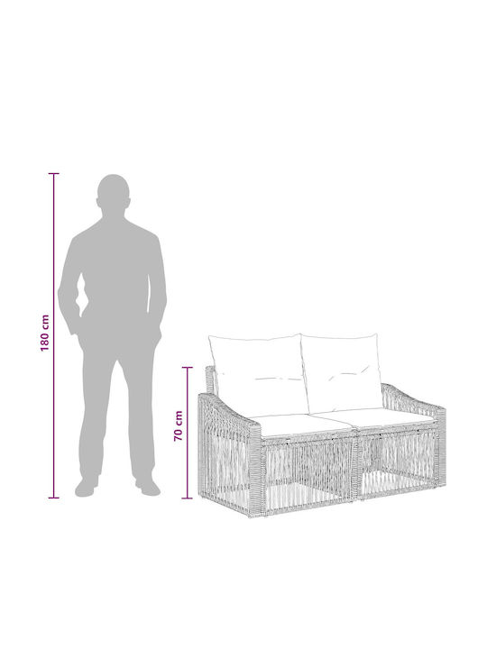 Four-Seater Outdoor Rattan Sofa