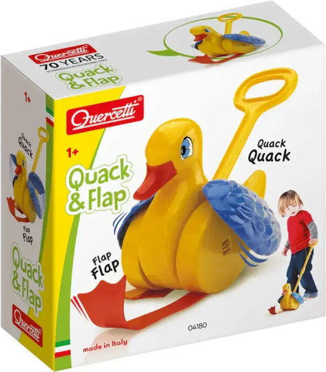 Quercetti Συρόμενο Παιχνίδι Quack & Flap για 12+ Μηνών