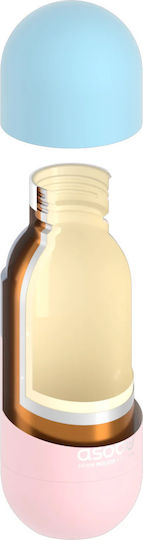 Asobu Orb Μπουκάλι Θερμός Ανοξείδωτο BPA Free 415ml Pastel Pink