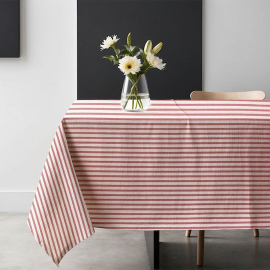 SteweHome Cotton Knitted Red Tablecloth 200x300cm